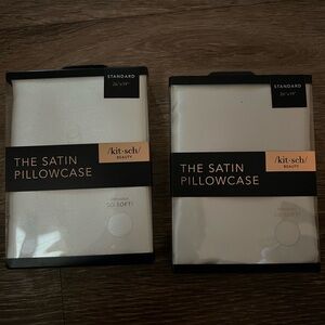 Kitsch Satin Pillowcase - Elegant White